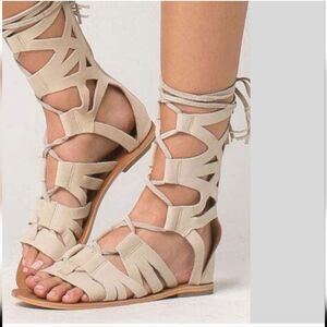 Mesa Verde Gladiator Sandals by Free People Womens Size EU 38 US 8‎